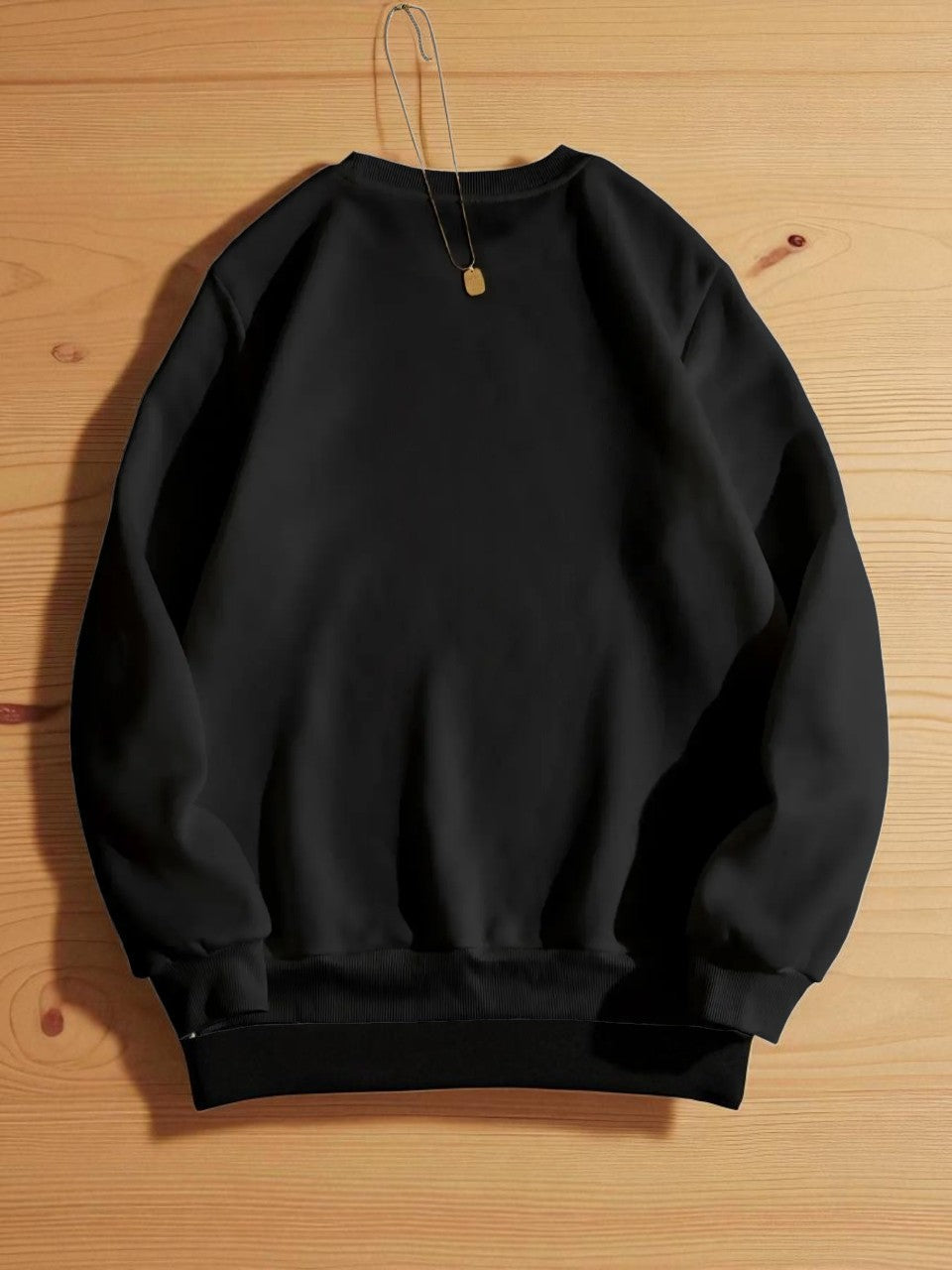 Halloween Heart Pumpkin Round Neck Sweatshirt