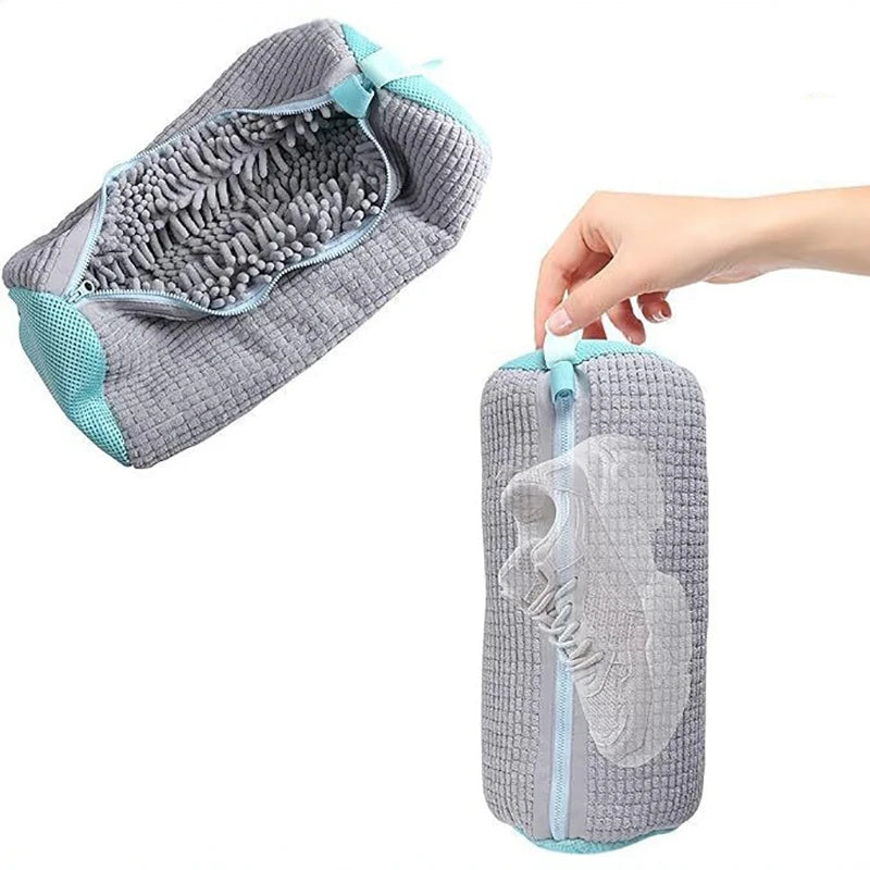 Washing Shoes Bag Cotton Laundry Shoes Protector Fluffy fibers Polyester Friendly Anti-Deformation Shoes Clothes Organizer