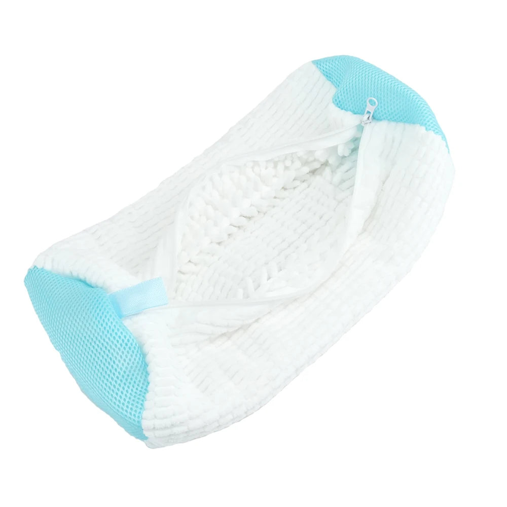 Washing Shoes Bag Cotton Laundry Shoes Protector Fluffy fibers Polyester Friendly Anti-Deformation Shoes Clothes Organizer