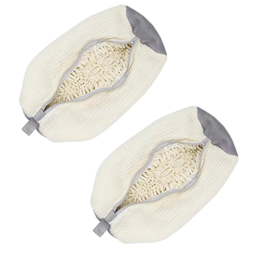 Washing Shoes Bag Cotton Laundry Shoes Protector Fluffy fibers Polyester Friendly Anti-Deformation Shoes Clothes Organizer