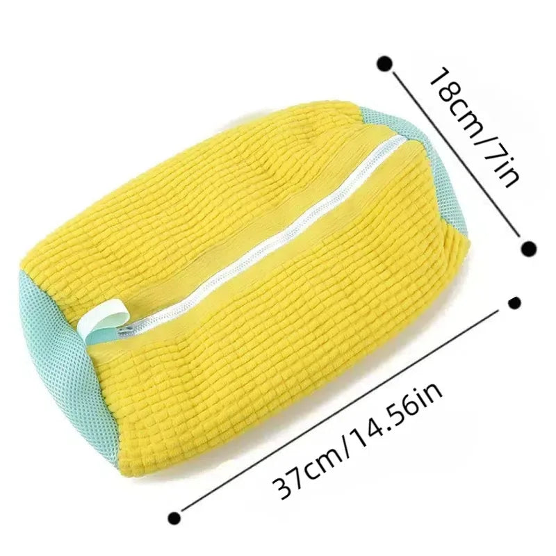Washing Shoes Bag Cotton Laundry Shoes Protector Fluffy fibers Polyester Friendly Anti-Deformation Shoes Clothes Organizer