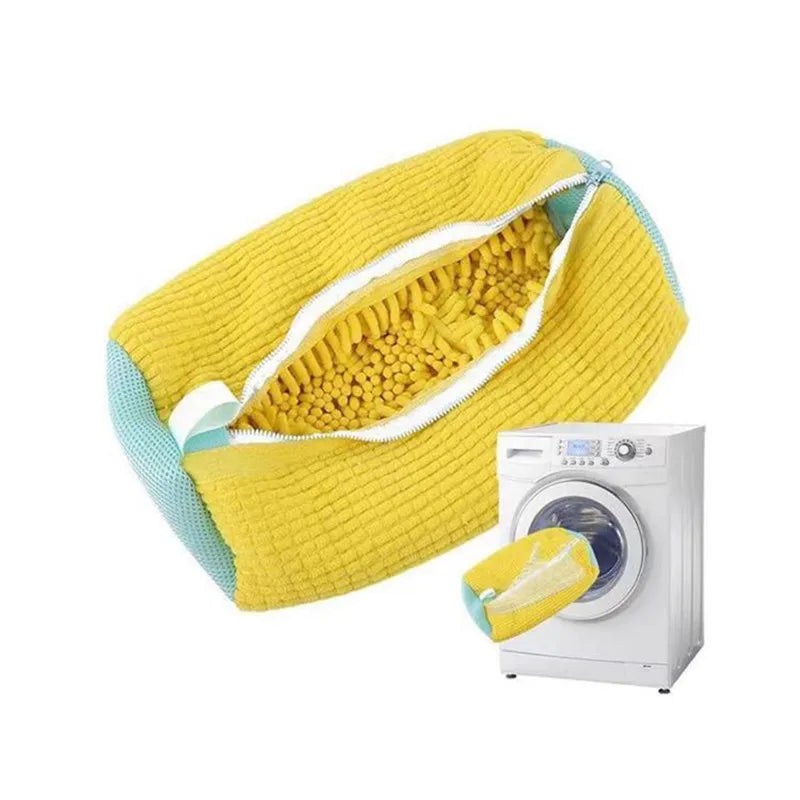 Washing Shoes Bag Cotton Laundry Shoes Protector Fluffy fibers Polyester Friendly Anti-Deformation Shoes Clothes Organizer
