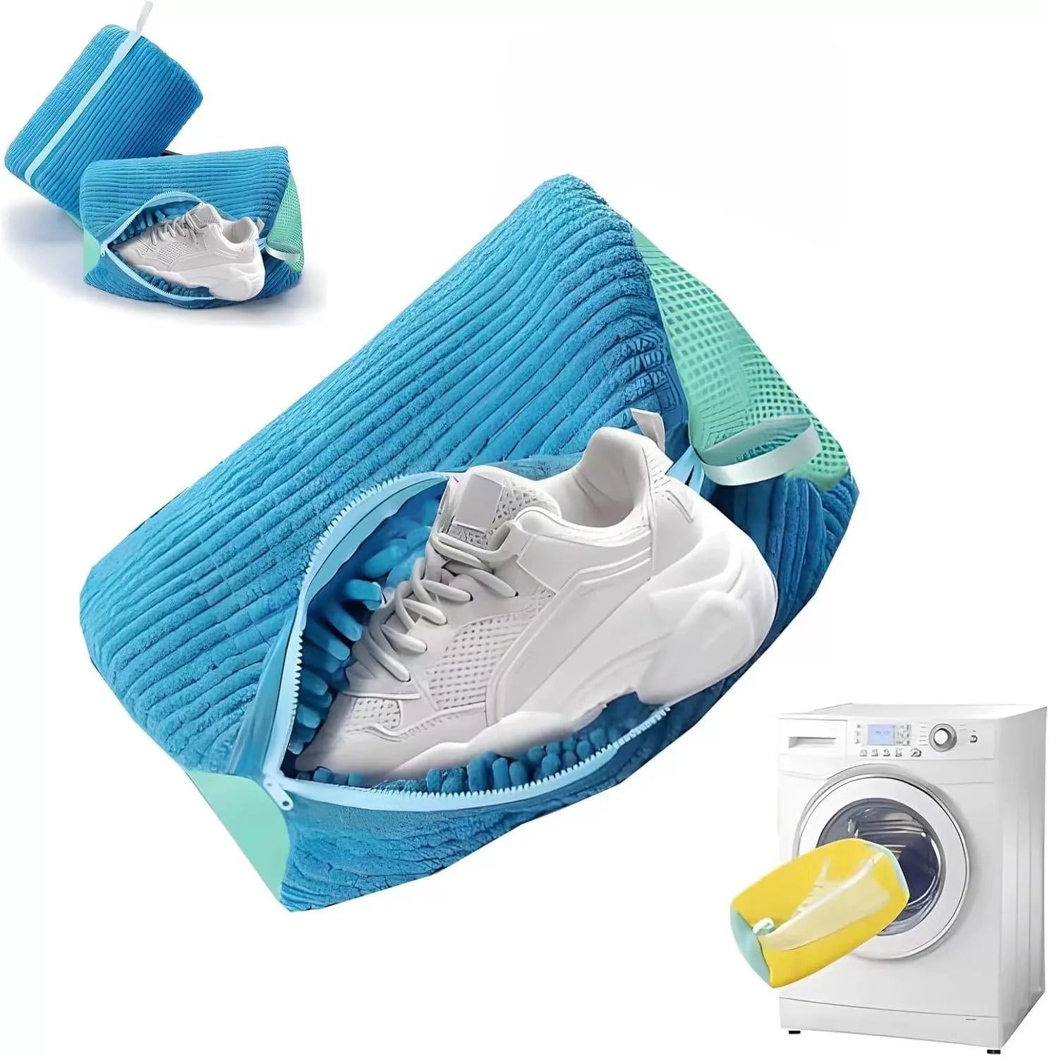 Washing Shoes Bag Cotton Laundry Shoes Protector Fluffy fibers Polyester Friendly Anti-Deformation Shoes Clothes Organizer