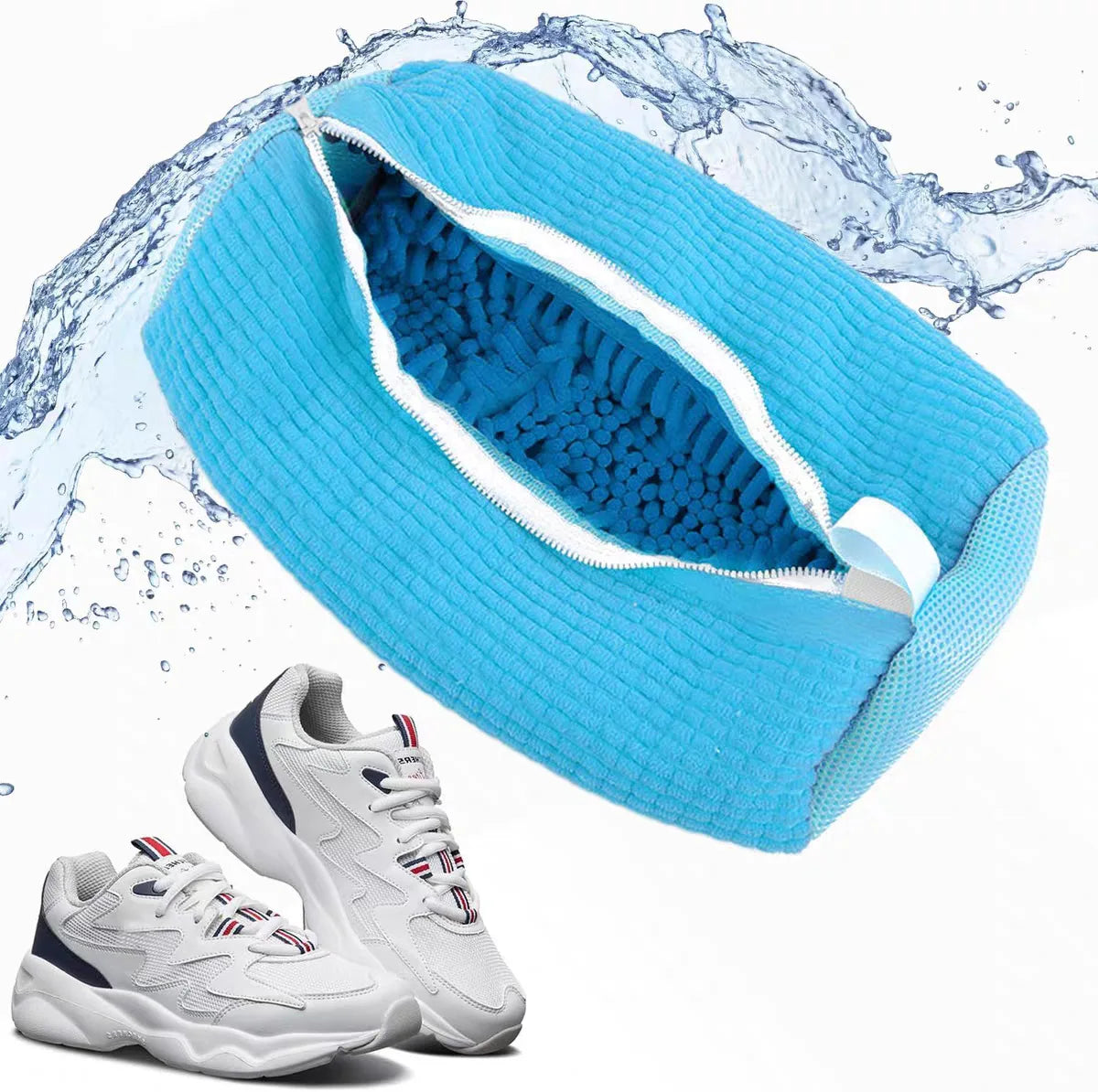 Washing Shoes Bag Cotton Laundry Shoes Protector Fluffy fibers Polyester Friendly Anti-Deformation Shoes Clothes Organizer